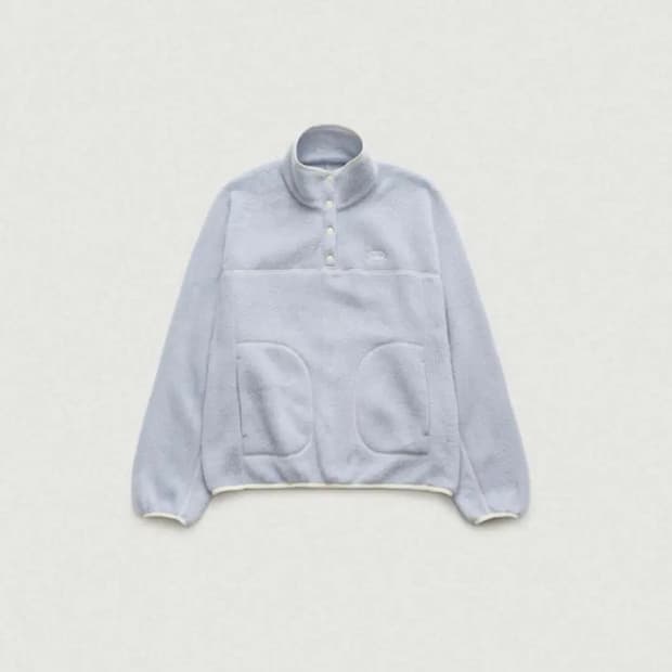 더바넷 Pove Fleece Half-Snap Pullover_Light