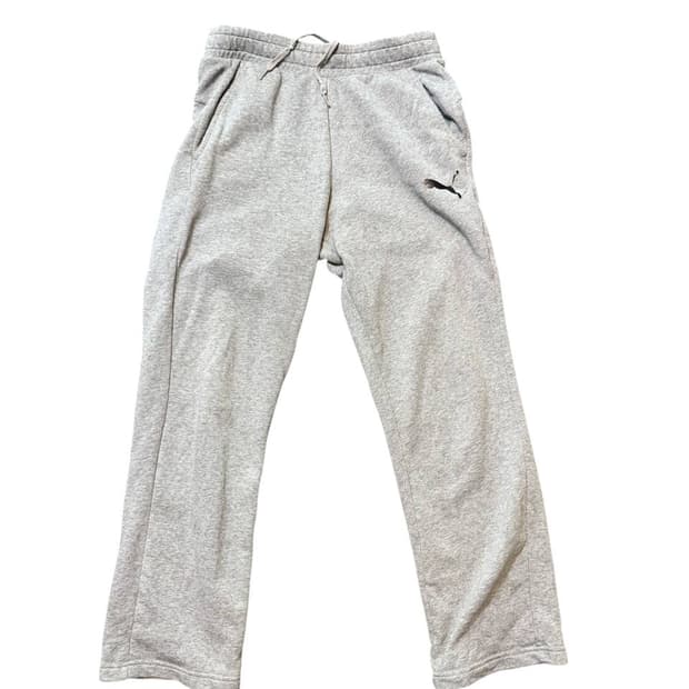 푸마 라이트 그레이 트레이닝 팬츠