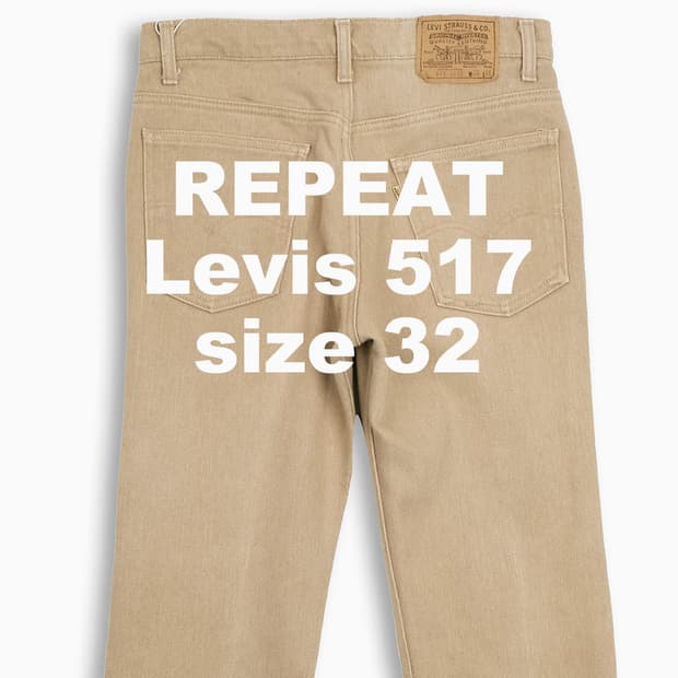 빈티지 리바이스 517 80s USA 32 인치 LV5173382