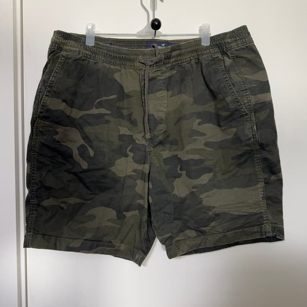 홀리스터 카모플라쥬 반바지 쇼츠 XL