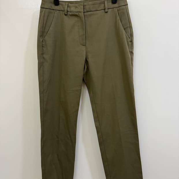 위켄드 막스마라 카키색 여성 면바지(정품)