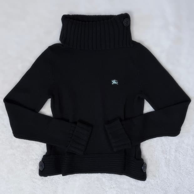 Burberry 버버리 블루라벨 히메갸루 오네갸루 솜사탕 목폴라 니트