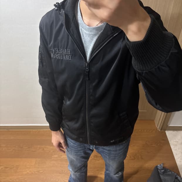 Harley Davidson 후드 점퍼