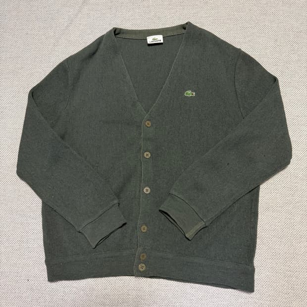 라코스테 브이넥 가디건