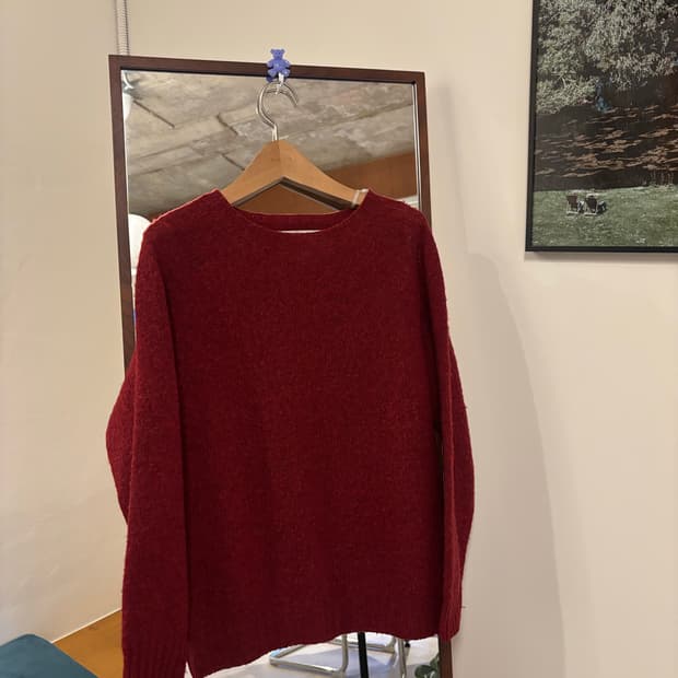 할리오브스코틀랜드 쉐기독 니트