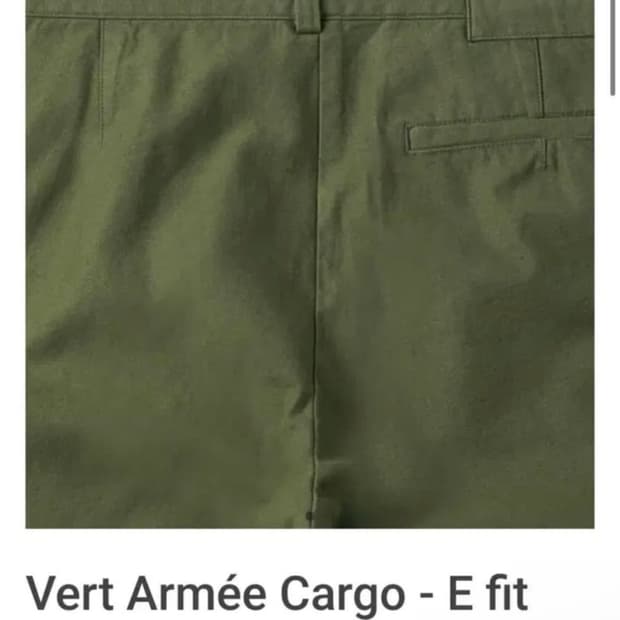 Vert Armée Cargo - E fit(32 size) 카고팬츠