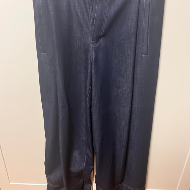 비긴 202 원턱 와이드 라이크 데님팬츠