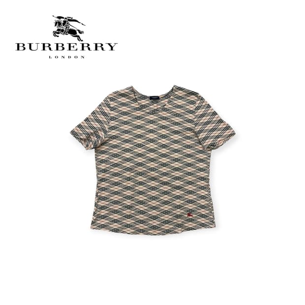 버버리 런던 노바체크 반팔 티셔츠