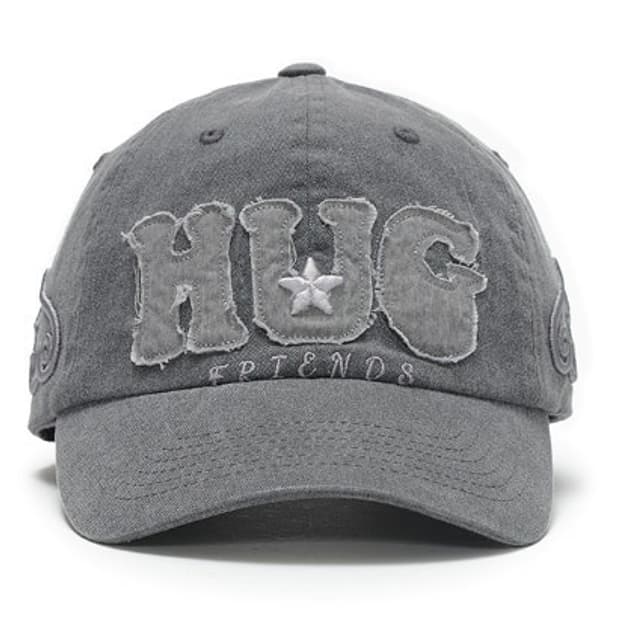 허그유어스킨 HUG friends cap (Charcoal)
