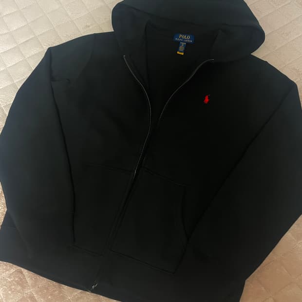 폴로 랄프로렌 후드집업 블랙M