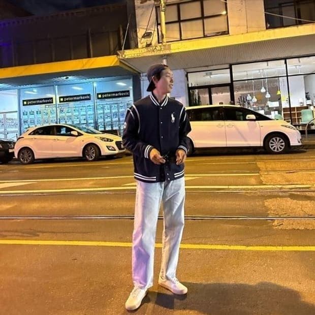 폴로 랄프로렌 AO 호주 바시티 XL