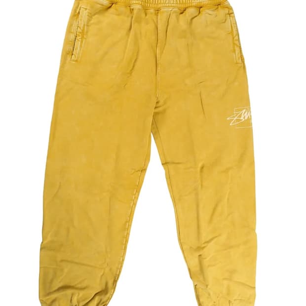 STUSSY 스투시 피그먼트 워시 조거 팬츠