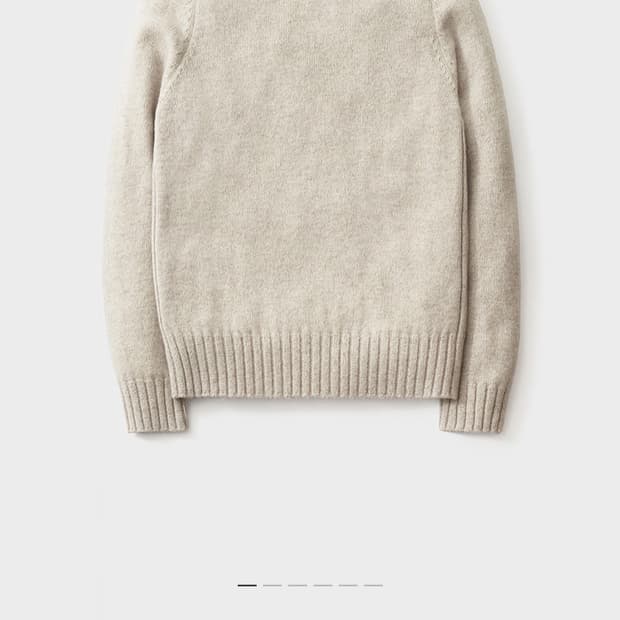 포터리 멜란지 크루넥니트(택비닐채 새상품급,5사이즈)