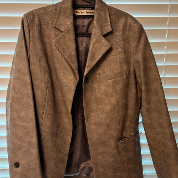 Theopen product 가죽자켓