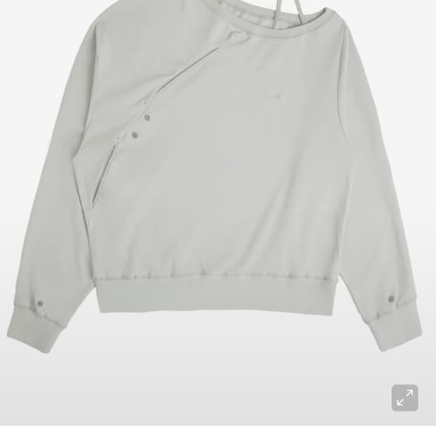 오호스 Twisted Button-Up Sweatshirt 긴팔 티셔츠