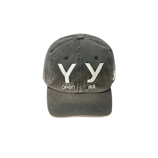오픈와이와이 모자 볼캡 그라디언트 볼캡 차콜