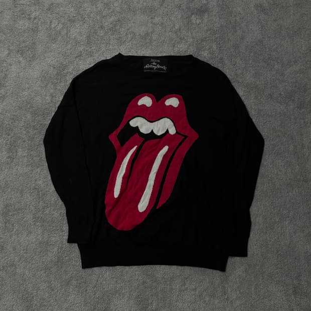 Vintage "Rolling stones" Logo knit