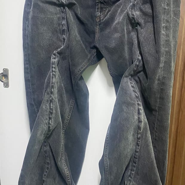 와이프로젝트 와이어 데님 흑청