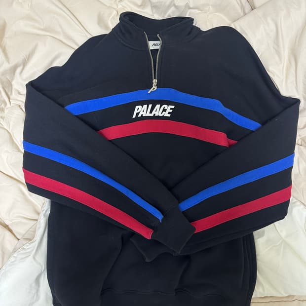 Palace 팔라스 S라인 쿼터집 스웻셔츠 맨투맨