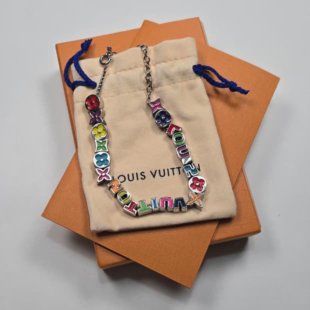 루이비통 모노그램 파티 레인보우 팔찌 