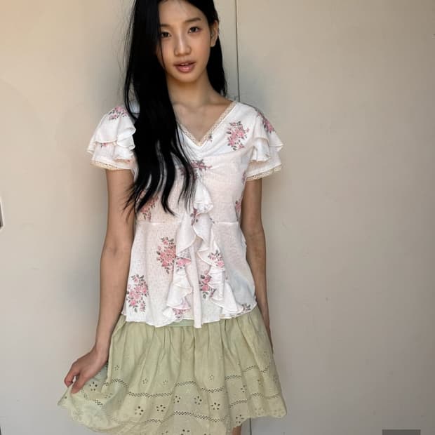인앤양인하모니 Frill top, rose