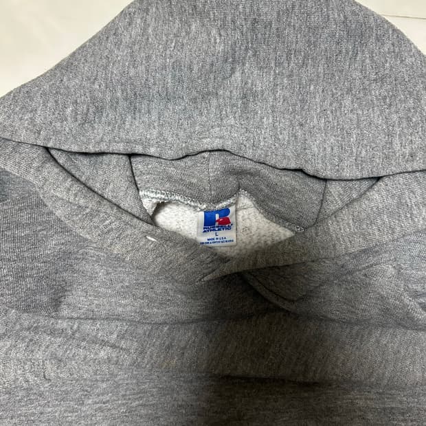러셀 애슬레틱 회색후드티