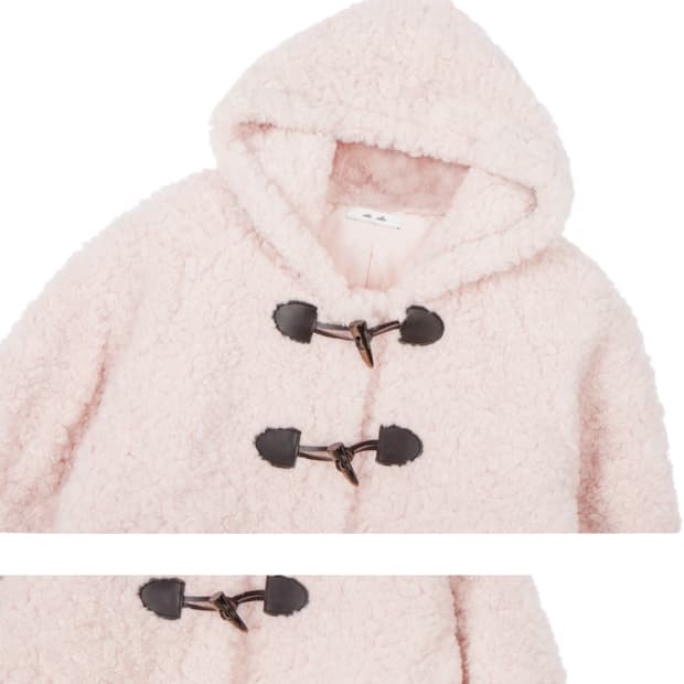 AlkiAlka 연분홍 후리스 자켓