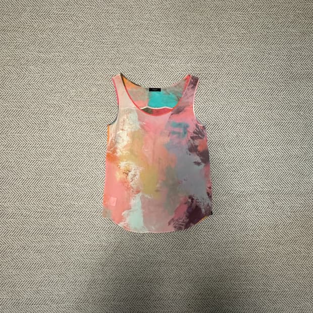 PAUL SMITH japan made silk sleeveless