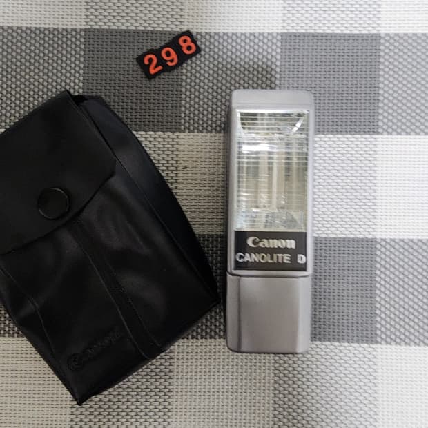 캐논 캐노라이트 D 스트로브 플래시 파우치포함
