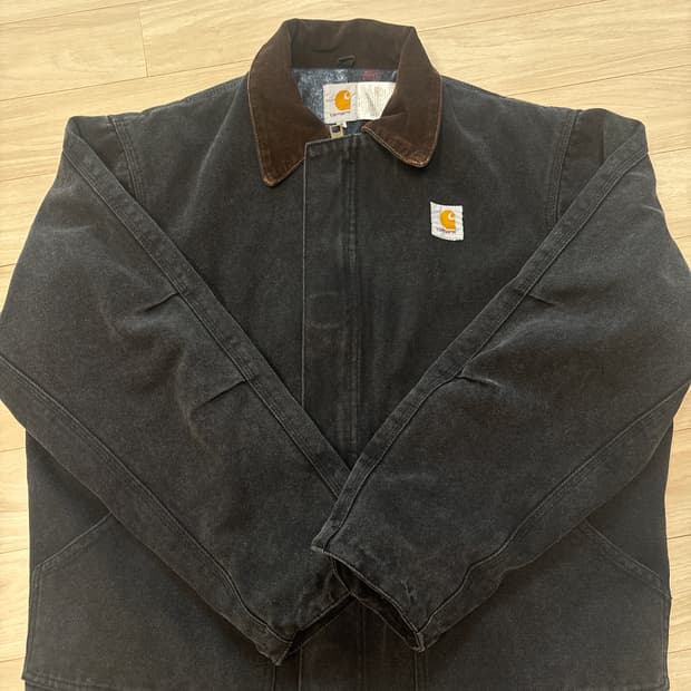 칼하트 WIP 90년대 OG J02디트로이트 자켓 블랙
