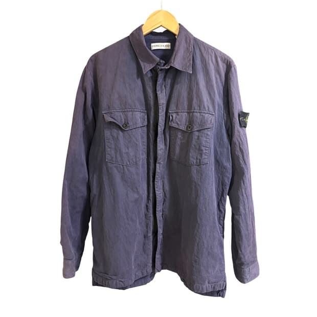 Stone Island 00s Garment Dyed Overshirt