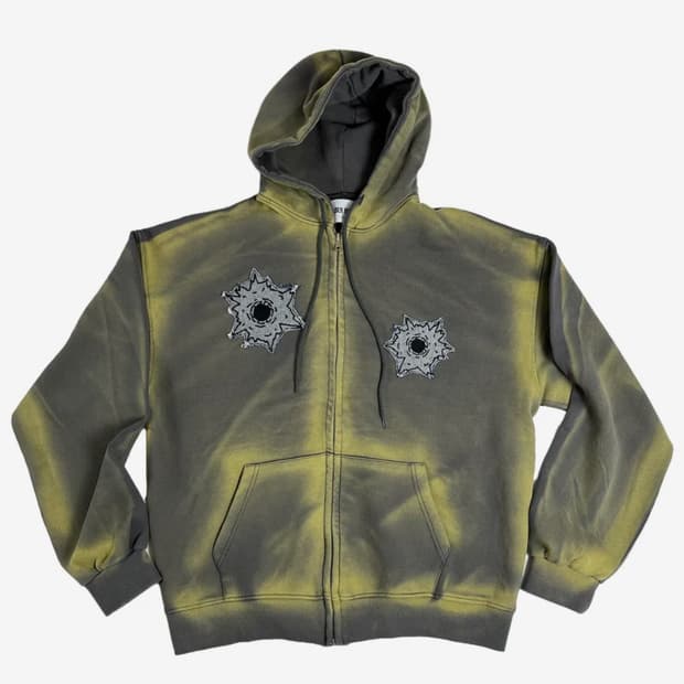 스케이터락 sk8er rock bullet holes hood 후드집업 