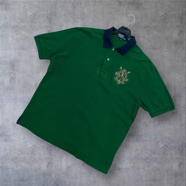 폴로 랄프로렌 빅포니 그린 카라 반팔티