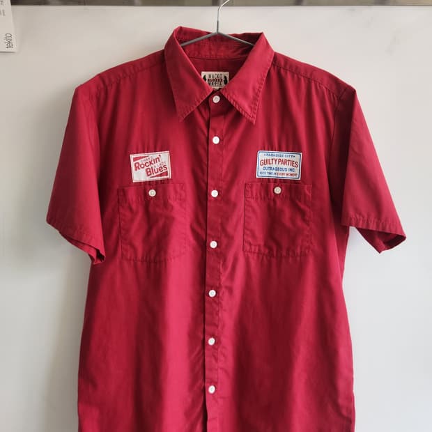 와코마리아 워크셔츠 마리아 프린팅