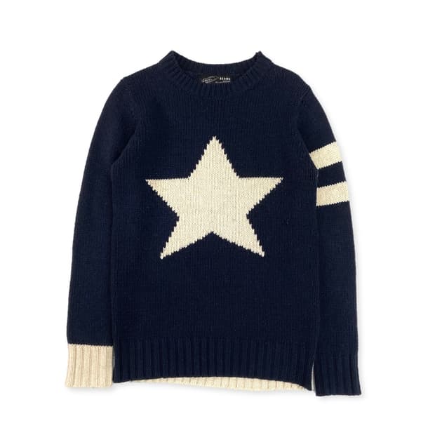 Beams star knit