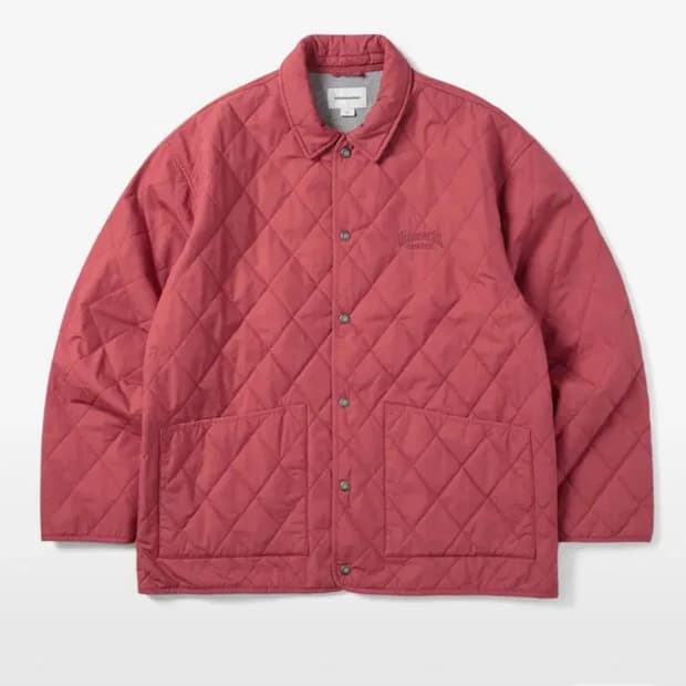 디네댓 Quilted Jacket-Raspberry Red-s사이즈