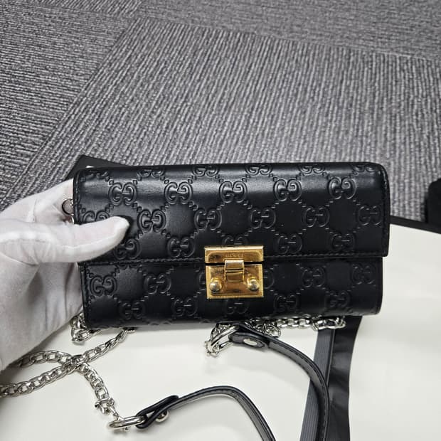 [특가][정품] 구찌 시마 패들락 미니 체인백