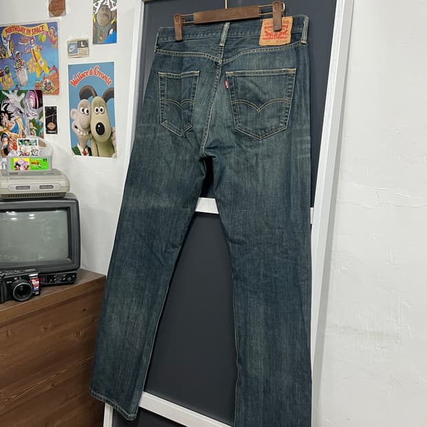 Levis 리바이스 501 버튼플라이 스트레이트 데님 팬츠