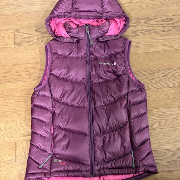 몽벨 패딩 조끼 m