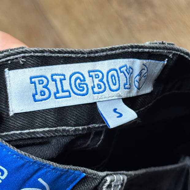 폴라스케이트 빅보이팬츠 실버블랙s