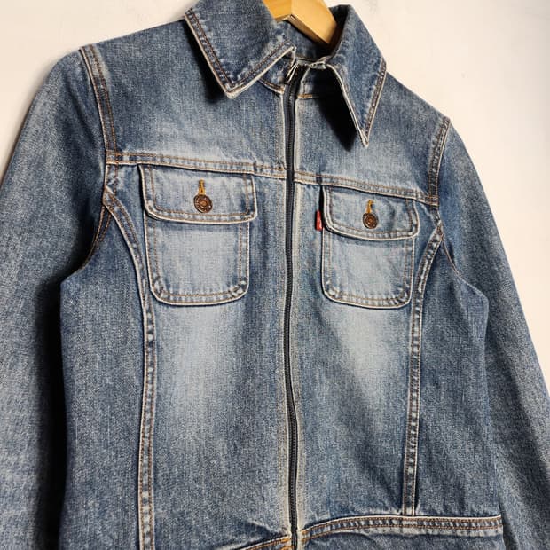 리바이스 데님 집업 자켓