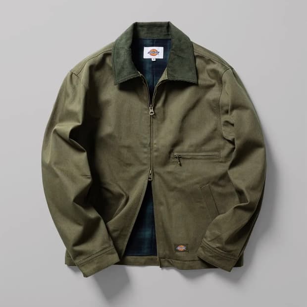 (L) 디키즈 트윌 워크 재킷 Olive