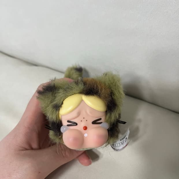팝마트 크라이베이비 카모 냥이 키링