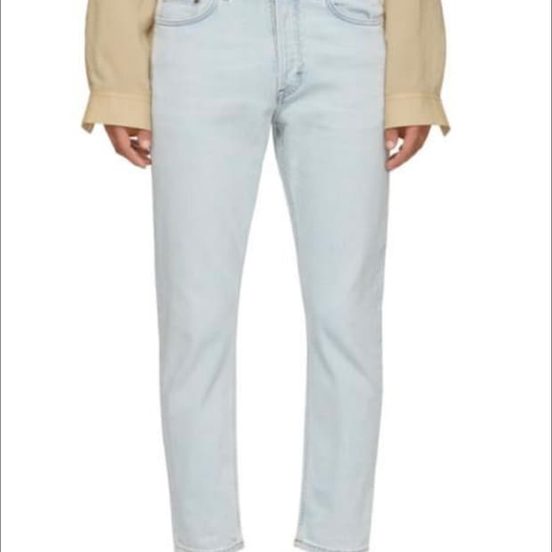 [28] 아크네 스튜디오 블라쿤스트 리버 라이트블루 크롭진