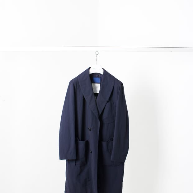 도큐먼트 나일론 네이비 로브코트(M)