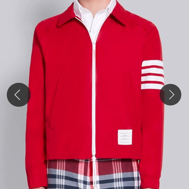 톰브라운 립스탑 윈드브레이커 점퍼(3/정품)