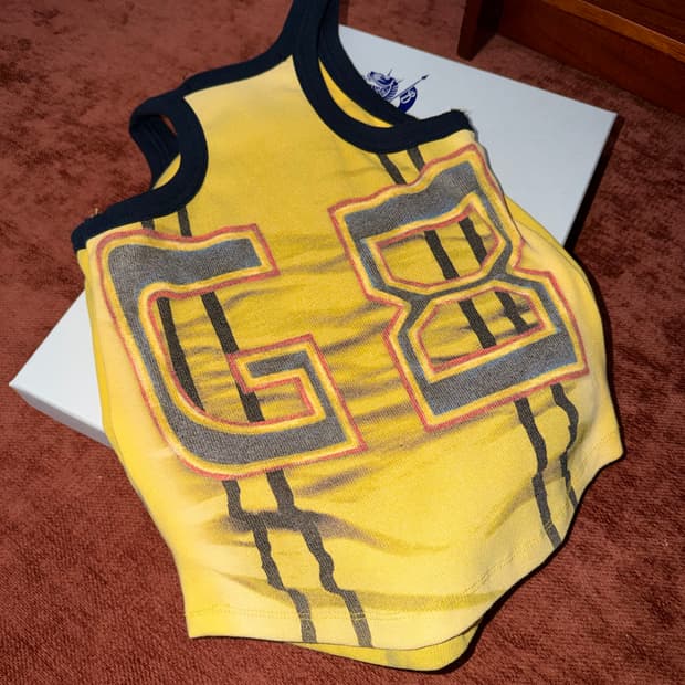 Grailz 그레일즈 탑 옐로우 BELT PRINTED TANK TOP 