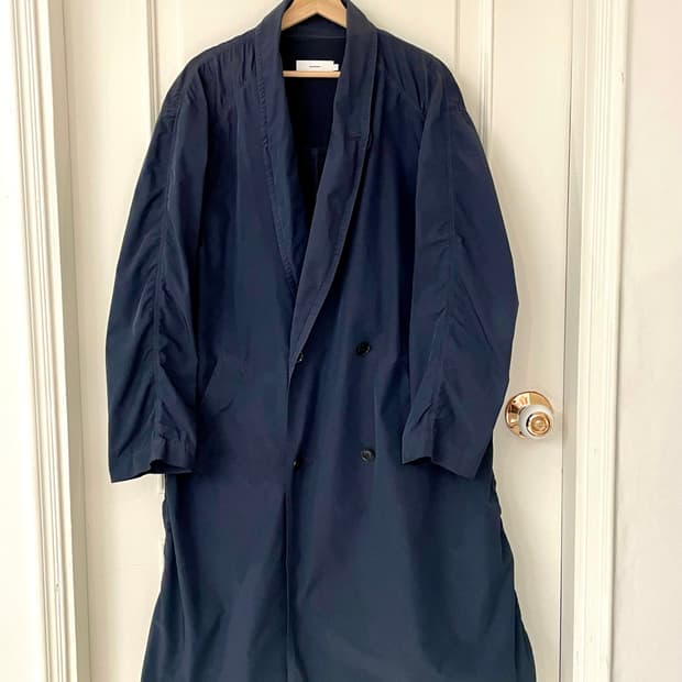 Graphpaper Shawl Collar Trench Coat