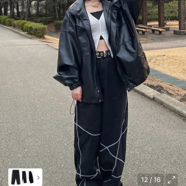 노매뉴얼 S.L 와이드 팬츠