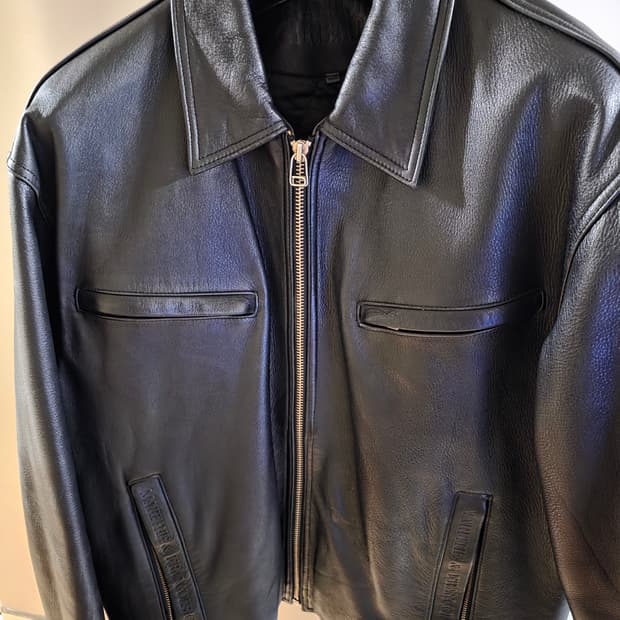 Marithé & François Girbaud leather jacke